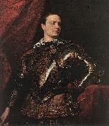 DYCK, Sir Anthony Van Portrait of a Young General dfgj Spain oil painting reproduction